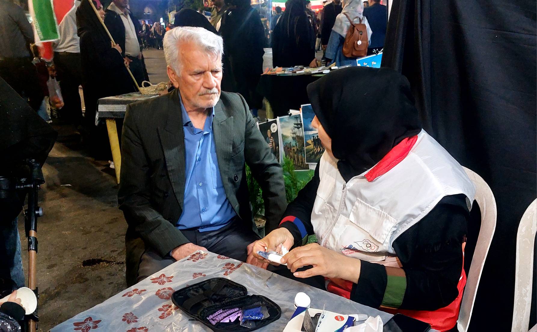 حضور پررنگ هیأت پزشکی ورزشی مازندران در تجمعات مردمی مرکز استان در قالب رزمایش جنگ رمضان