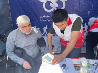 ایستگاه سلامت هیات پزشکی ورزشی استان تهران