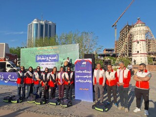 حضور پر رنگ کمیته پوشش مسابقات فدراسیون پزشکی ورزشی در همایش 10 هزار نفری ورزش همگانی