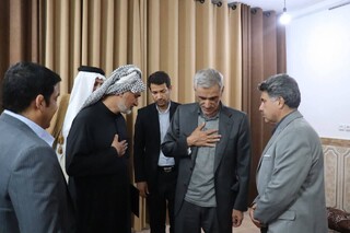 تجلیل دکتر نوروزی از خانواده شهید ورزشکار خوزستانی شهید سیلاوی