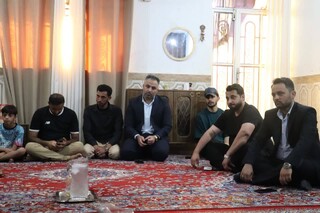 تجلیل دکتر نوروزی از خانواده شهید ورزشکار خوزستانی شهید سیلاوی