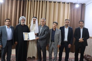 تجلیل دکتر نوروزی از خانواده شهید ورزشکار خوزستانی شهید سیلاوی