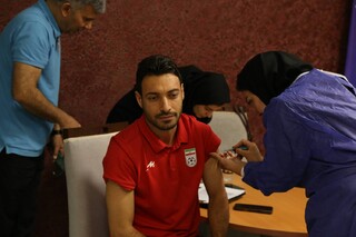 واکسیناسیون ملی پوشان فوتبال توسط فدراسیون پزشکی ورزشی