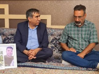 تجلیل از خانواده شهید ورزشکار احمدرضا صفری زاده-کرمان