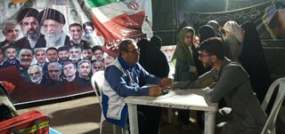 گزارش تصویری از هشتمین پویش ایستگاه رایگان تندرستی در بوشهر به مناسبت هفته سلامت