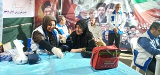 گزارش تصویری از هشتمین پویش ایستگاه رایگان تندرستی در بوشهر به مناسبت هفته سلامت
