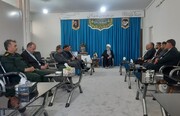 دیدار با حاج آقا رضوانی امام جمعه شهرستان بویین زهرا