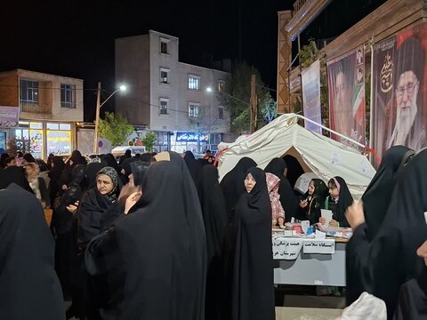 ایستگاه سلامت هیئت پزشکی ورزشی هریس در تجمعات مردمی برپا شد