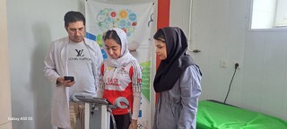 ارزیابی ترکیب بدنی ملی‌پوشان دوچرخه‌سواری نوجوانان و جوانان در مرکز فیزیوتراپی تختی