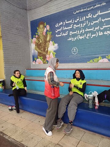 پوشش پزشکی آزمون استخدامی سازمان آتش نشانی تهران توسط کمیته پوشش پزشکی مسابقات فدراسیون پزشکی ورزشی