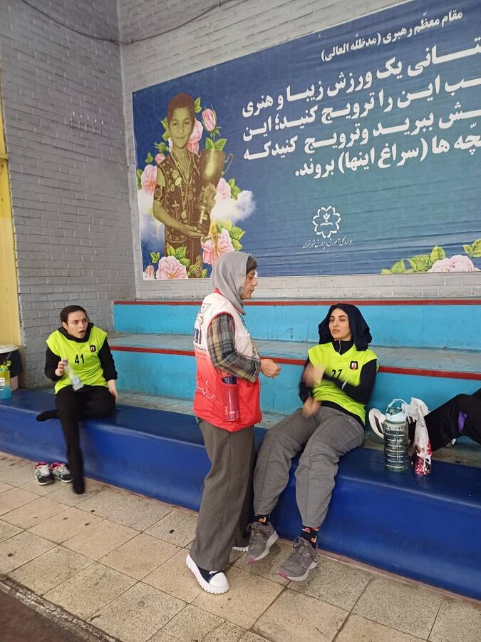 پوشش پزشکی آزمون استخدامی سازمان آتش نشانی تهران توسط کمیته پوشش پزشکی مسابقات فدراسیون پزشکی ورزشی