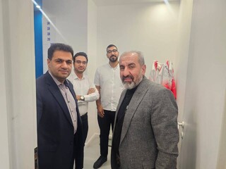 بازدید رئیس هیات والیبال استان تهران از مجموعه پزشکی ورزشی امام علی(ع)