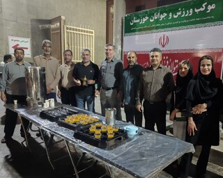 برپایی موکب اداره ورزش و جوانان و  هیأت پزشکی ورزشی استان خوزستان