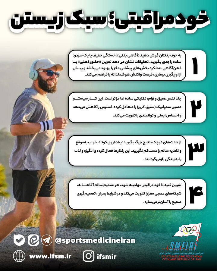 خودمراقبتی؛ سبک زیستن / اینفوگرافیک اختصاصی