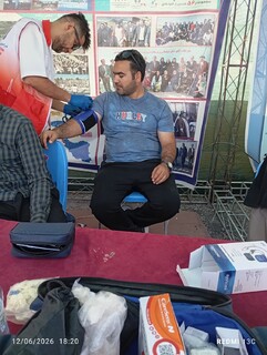 برگزاری ایستگاه سلامت در جشنواره حال خوب دریاچه ارومیه