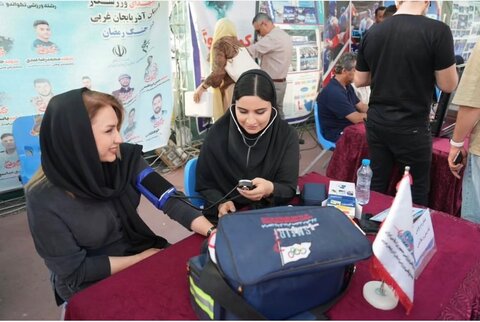 برگزاری ایستگاه سلامت در جشنواره حال خوب دریاچه ارومیه