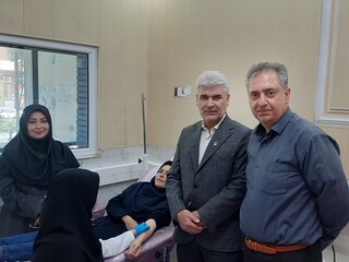 پویش اهدای خون اعضای هیأت پزشکی قزوین