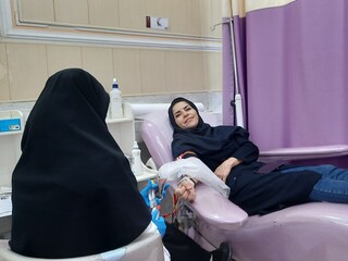 پویش اهدای خون اعضای هیأت پزشکی قزوین
