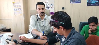معاینات تیم ملی نوجوانان ترای اتلون توسط هیات پزشکی ورزشی کردستان
