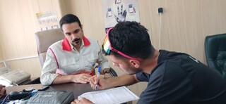 معاینات تیم ملی نوجوانان ترای اتلون توسط هیات پزشکی ورزشی کردستان