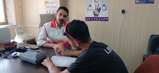 معاینات تیم ملی نوجوانان ترای اتلون توسط هیات پزشکی ورزشی کردستان