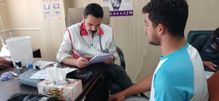 معاینات تیم ملی نوجوانان ترای اتلون توسط هیات پزشکی ورزشی کردستان