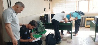 معاینات تیم ملی نوجوانان ترای اتلون توسط هیات پزشکی ورزشی کردستان