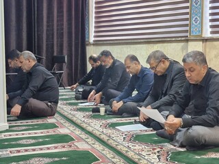 برگزاری مراسم پرفیض زیارت عاشورا توسط فدراسیون پزشکی ورزشی