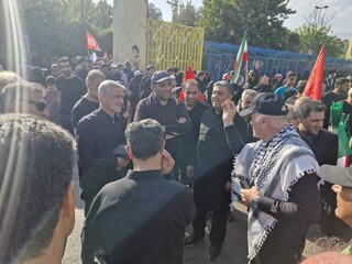 وداع دکتر نوروزی و خانواده پزشکی ورزشی با امام مجاهد شهید