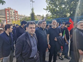 وداع دکتر نوروزی و خانواده پزشکی ورزشی با امام مجاهد شهید