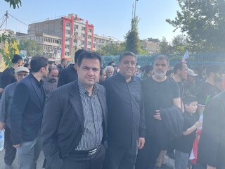 وداع دکتر نوروزی و خانواده پزشکی ورزشی با امام مجاهد شهید