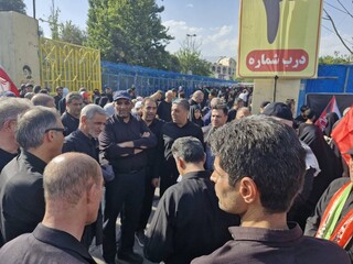 وداع دکتر نوروزی و خانواده پزشکی ورزشی با امام مجاهد شهید