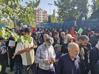 وداع دکتر نوروزی و خانواده پزشکی ورزشی با امام مجاهد شهید