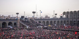 وداع دکتر نوروزی و خانواده پزشکی ورزشی با امام مجاهد شهید