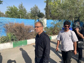 وداع دکتر نوروزی و خانواده پزشکی ورزشی با امام مجاهد شهید