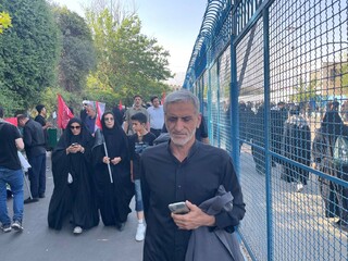 وداع دکتر نوروزی و خانواده پزشکی ورزشی با امام مجاهد شهید