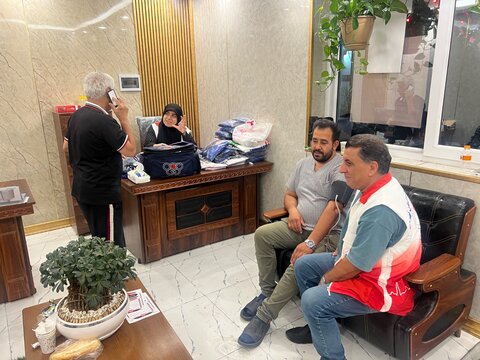 گزارش تصویری ارائه خدمات پزشکی توسط هیات پزشکی ورزشی استان تهران به عزاداران حاضر در مراسم تشییع قائد امت