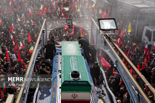 مراسم تشییع پیکر مطهر امام مجاهد شهید در تهران