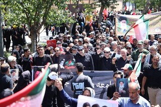 خانواده پزشکی ورزشی همگام با جامعه ورزش در  مراسم تشییع پیکر مطهر امام شهید انقلاب