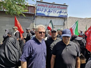 خانواده پزشکی ورزشی همگام با جامعه ورزش در  مراسم تشییع پیکر مطهر امام شهید انقلاب
