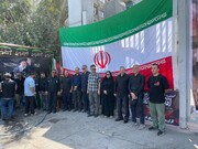 بازدید دکتر نوروزی از موکب فدراسیون‌های هاکی و کوهنوردی