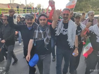 شرکت اعضا هیات پزشکی در تشیع امام مطهر - چهار محال و بختیاری