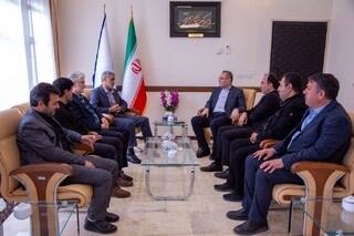دیدار دکتر نوروزی با دکتر داورنیا رئیس دانشگاه علوم پزشکی اردبیل