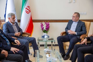 دیدار دکتر نوروزی با دکتر داورنیا رئیس دانشگاه علوم پزشکی اردبیل