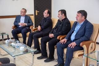 دیدار دکتر نوروزی با دکتر داورنیا رئیس دانشگاه علوم پزشکی اردبیل