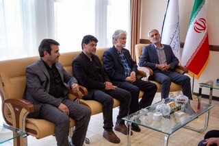 دیدار دکتر نوروزی با دکتر داورنیا رئیس دانشگاه علوم پزشکی اردبیل