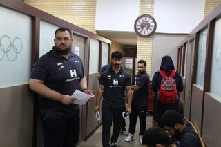 معاینات ملی پوشان جوجیتسو و وزنه‌برداری