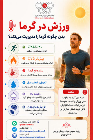 ورزش در گرما