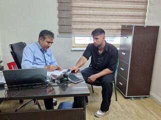 معاینات سلامت ورزشکاران تیم ملی طناب کشی اعزامی به مسابقات جهانی 2026قرقیزستان