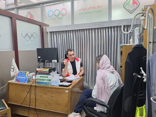 معاینات پزشکی ملی‌پوشان پدل، سنگنوردی و تنیس در آکادمی ملی المپیک
